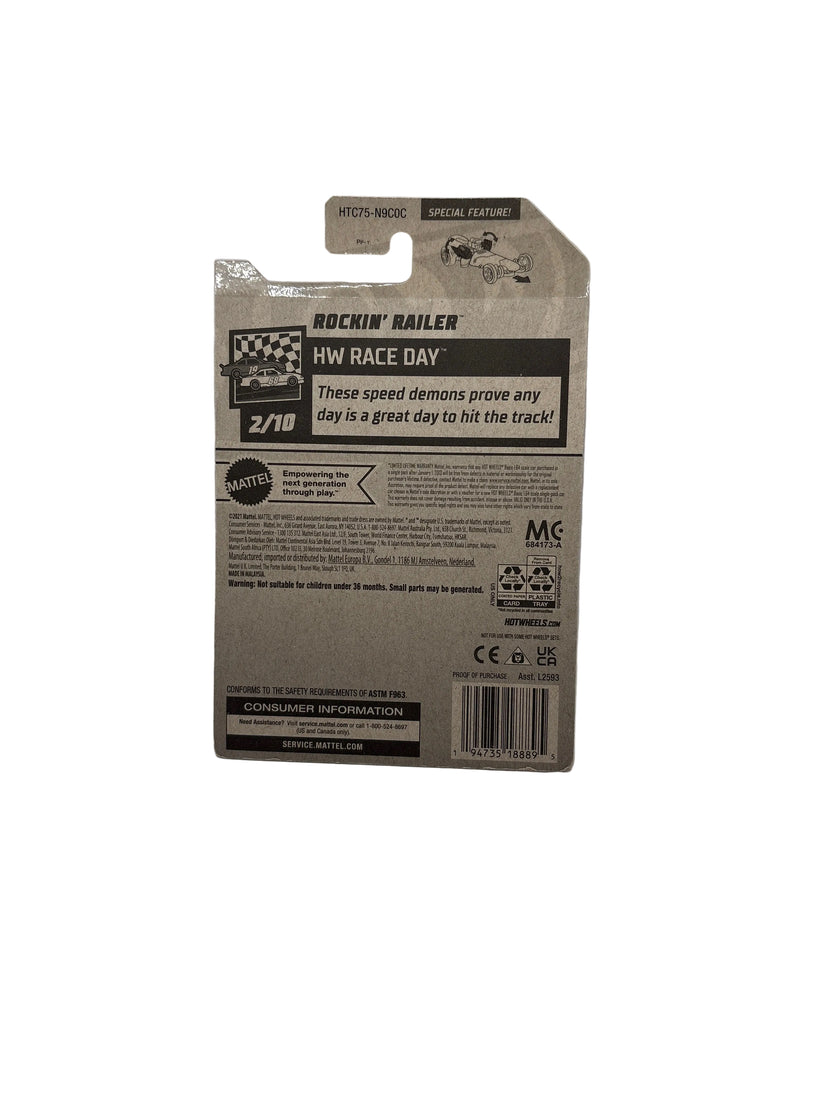Hot Wheels Rockin Railer Diecast blue