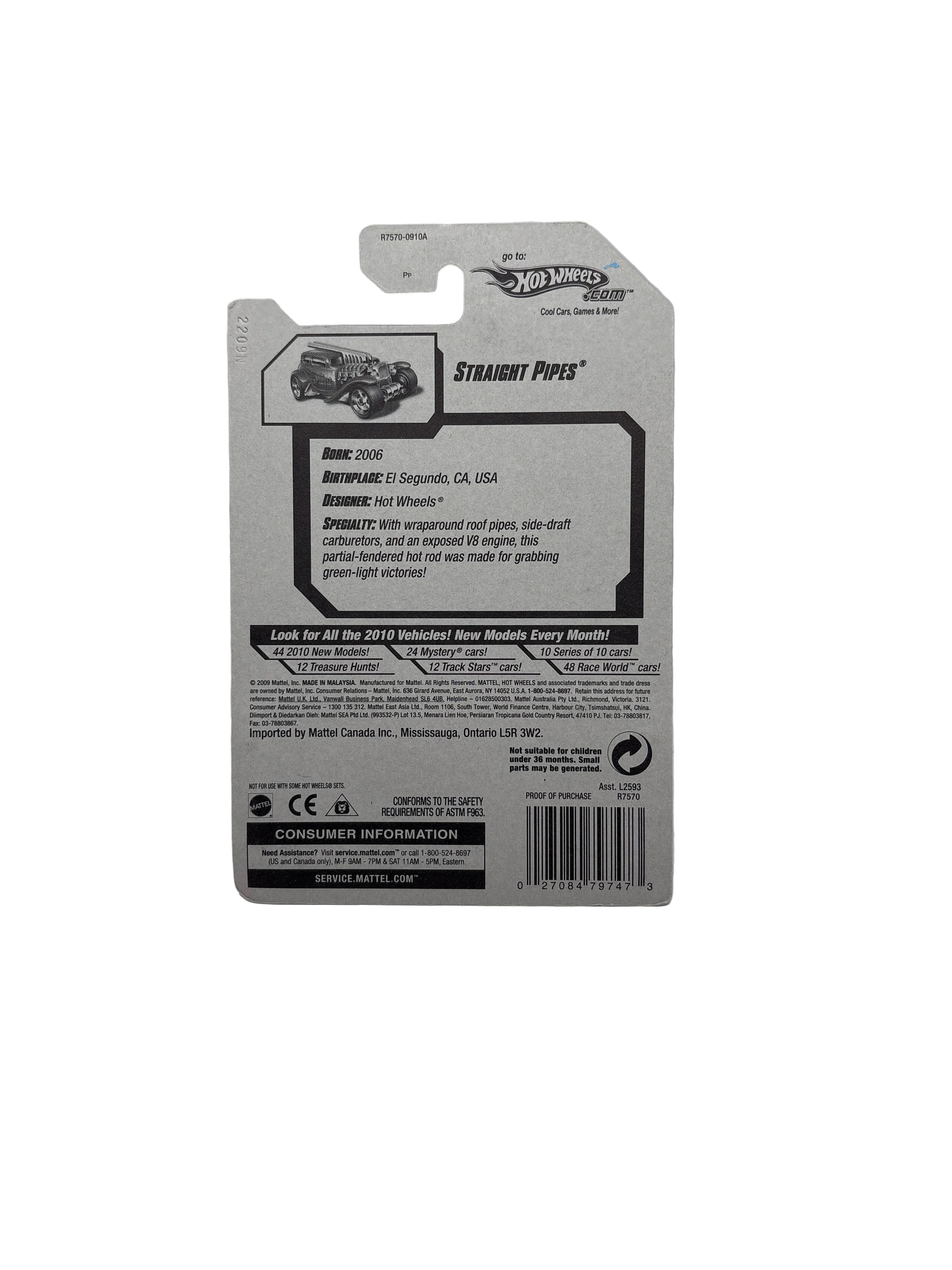 Hot Wheels Straight Pipes Diecast
