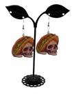 Taco scull earrings