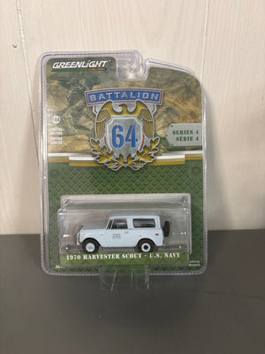 Greenlight 1970 Harvester Scout-U.S. Navy Diecast