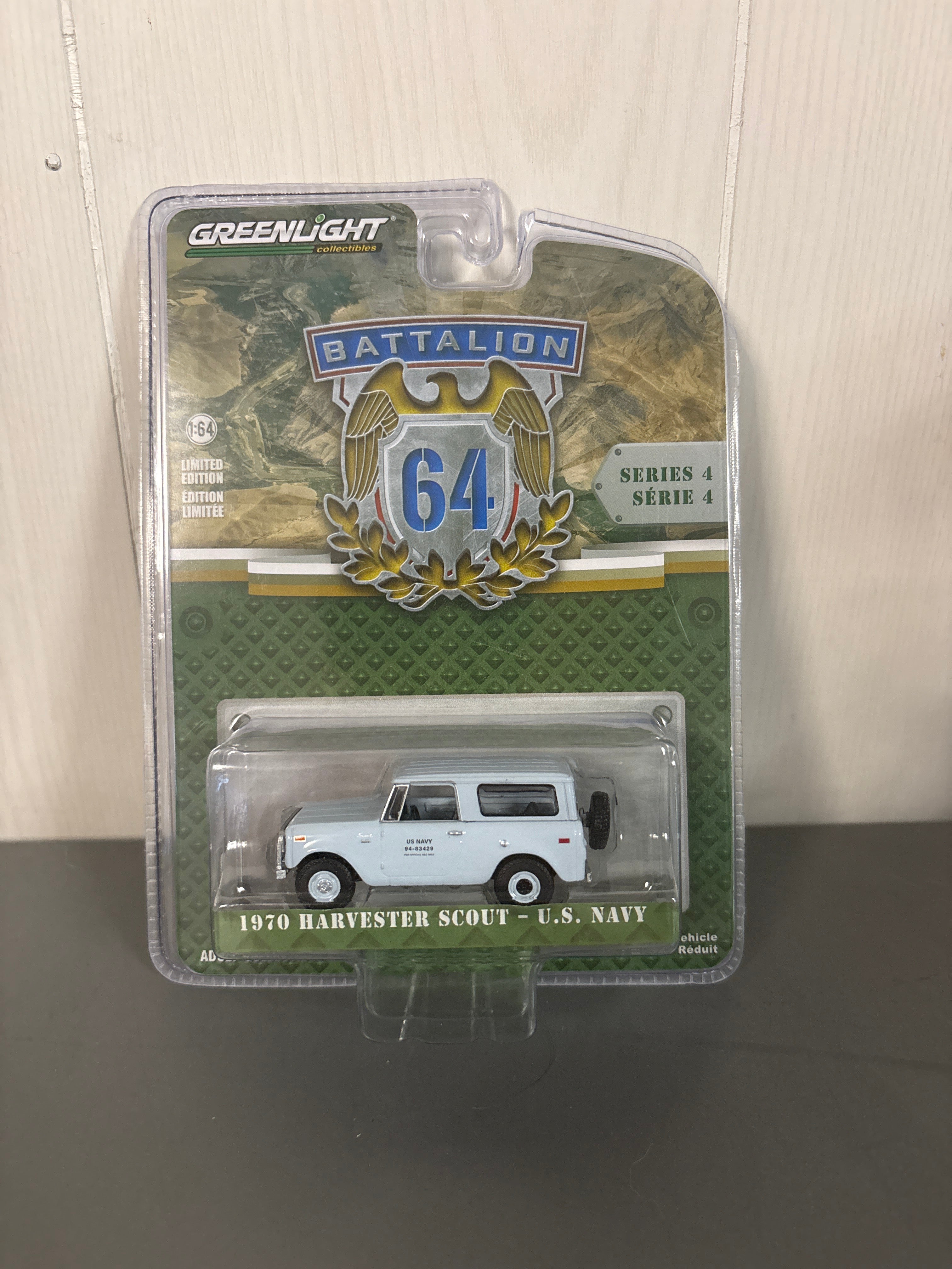 Greenlight 1970 Harvester Scout-U.S. Navy Diecast