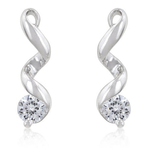 Solitaire Drop Earrings