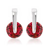 Red CZ Elegance Earrings