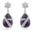 Royal Wrapped Amethyst Earrings