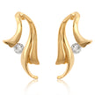 Solitaire Winged Earrings