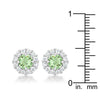 Bella Bridal Earrings in Peridot