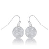 .6 Ct Elegant CZ Disk Earrings