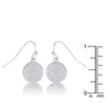 .6 Ct Elegant CZ Disk Earrings