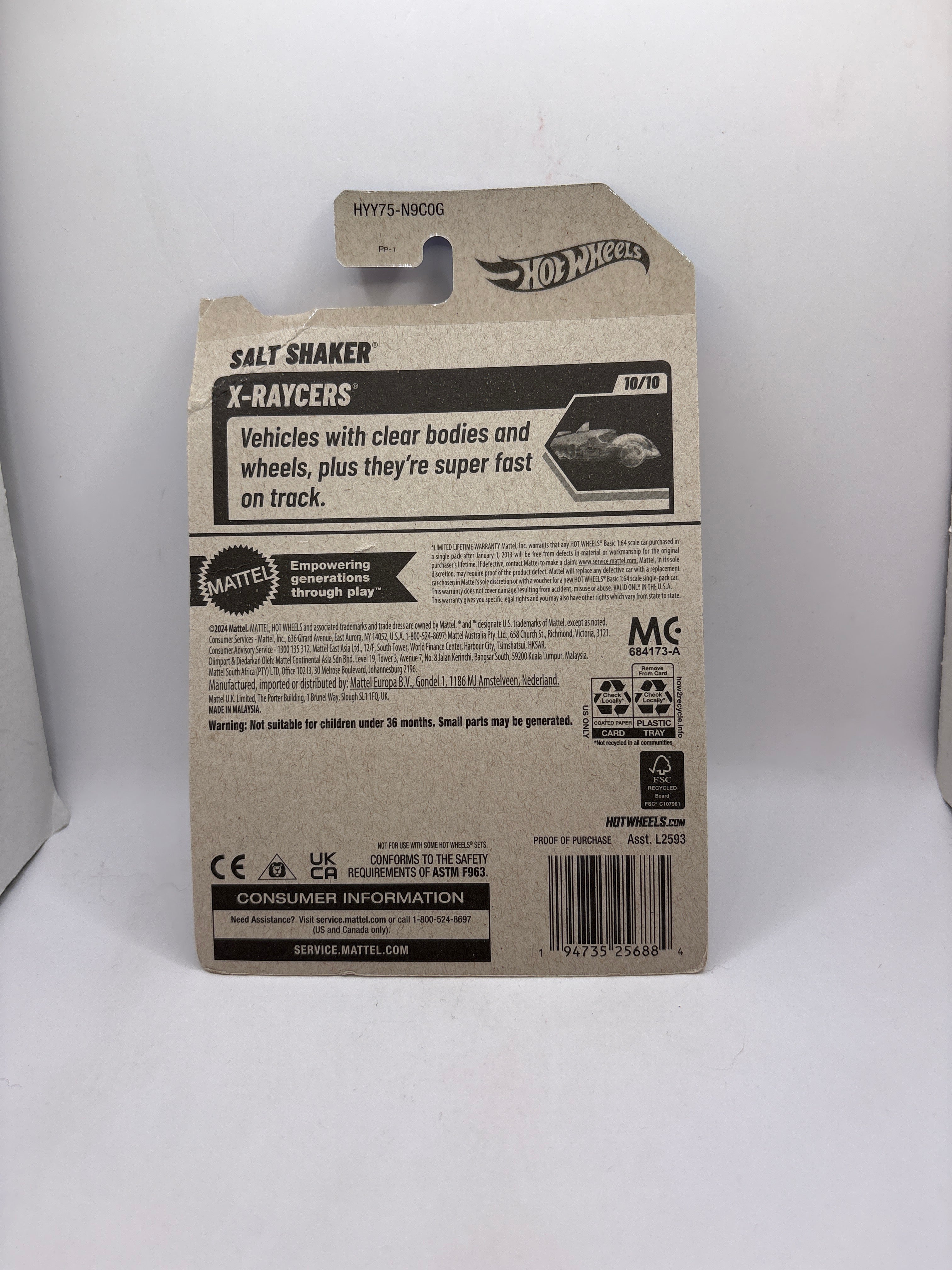 Hot Wheels Salt Shaker Diecast