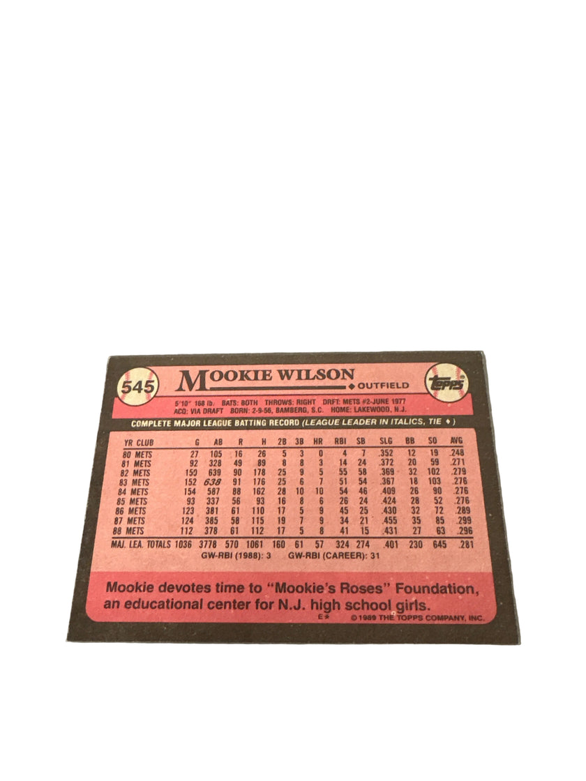 Topps Mookie Wilson