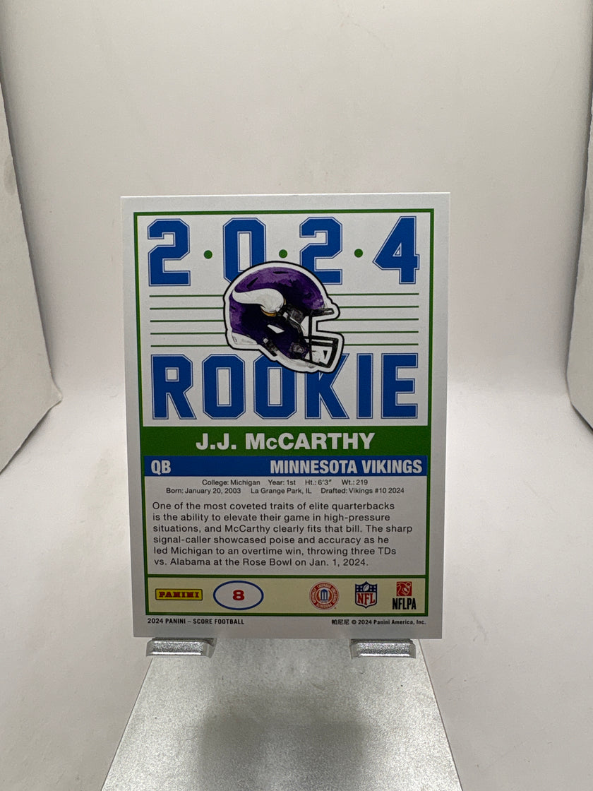 Score J.J. McCarthy
