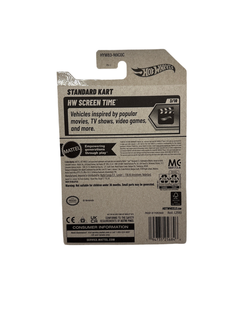 Hot Wheels Standard Kart Diecast multi color