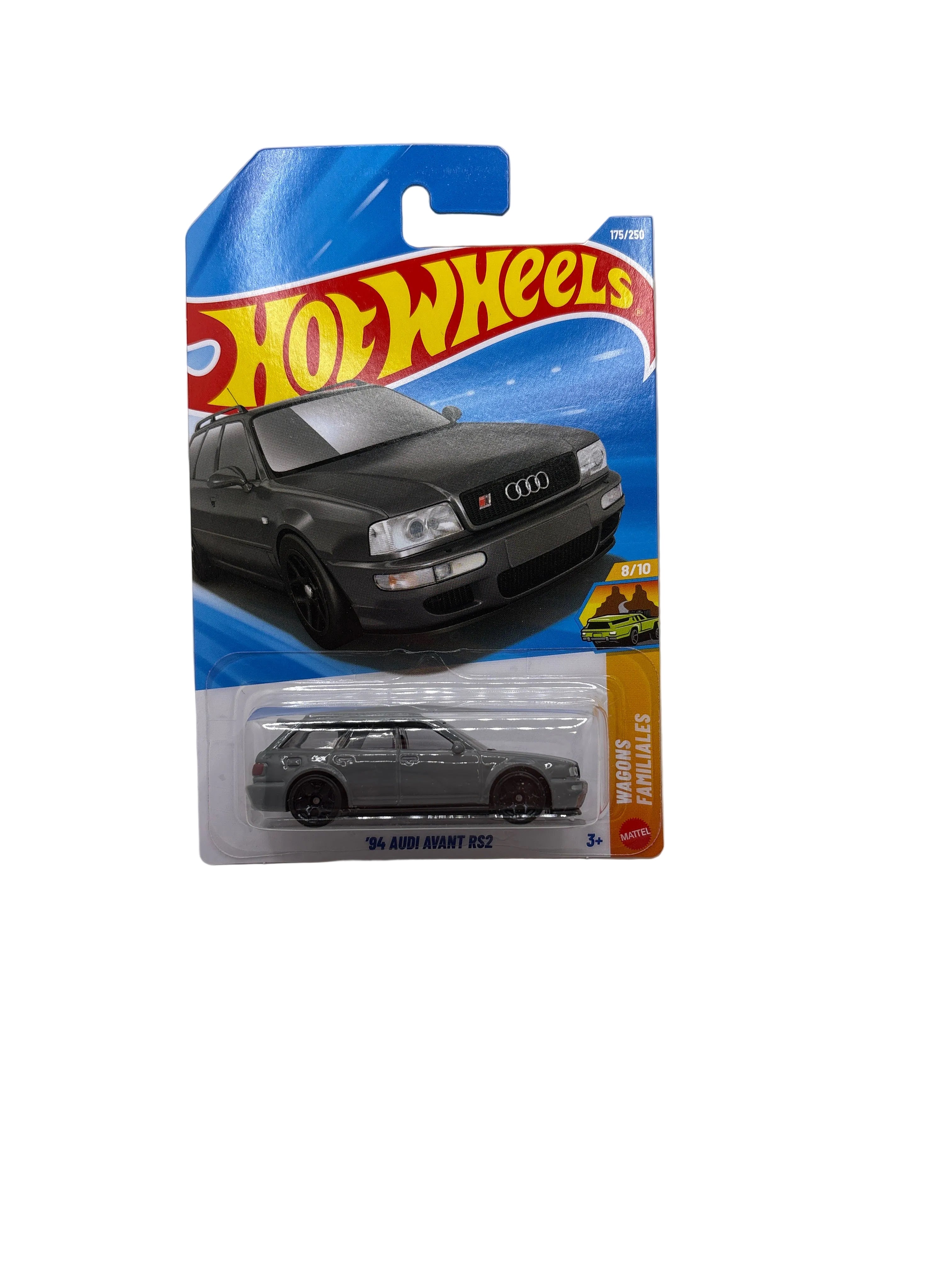 Hot Wheels 94 Audi Avant RS2 Diecast gray