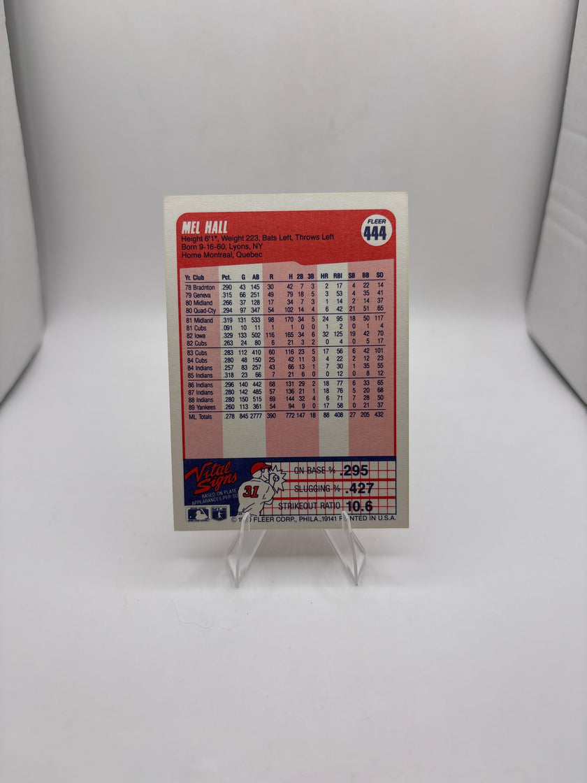 Fleer Mel Hall