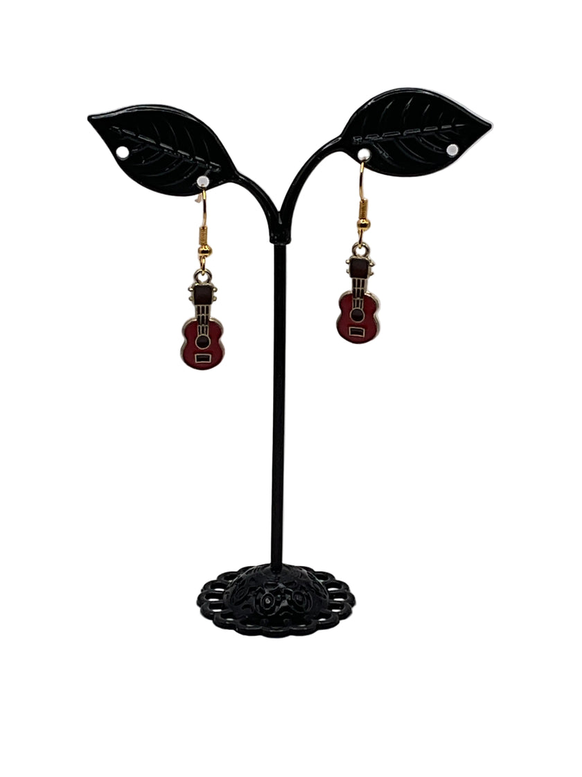 Musical instruments and note earrings