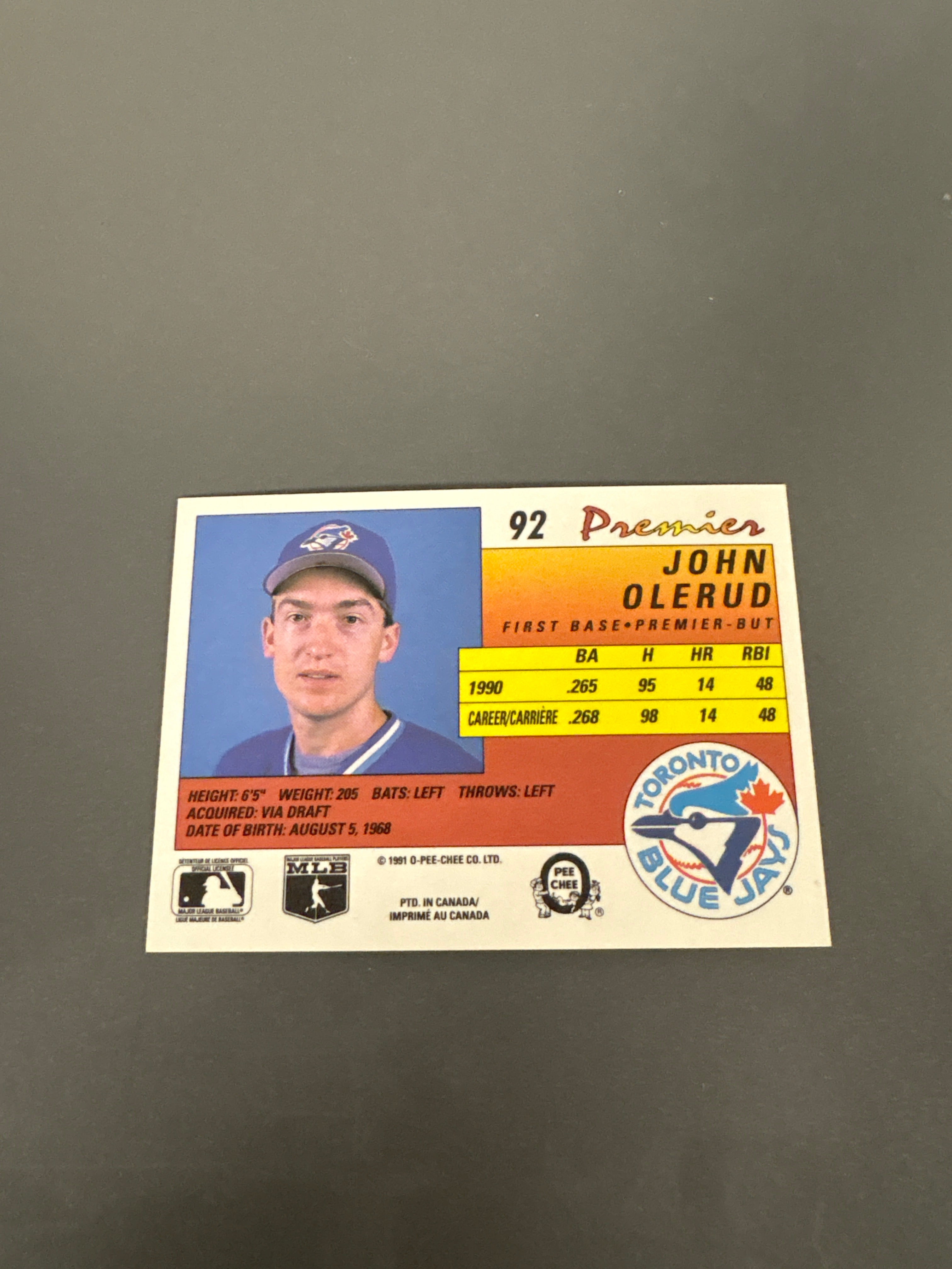 Premier John Olerud