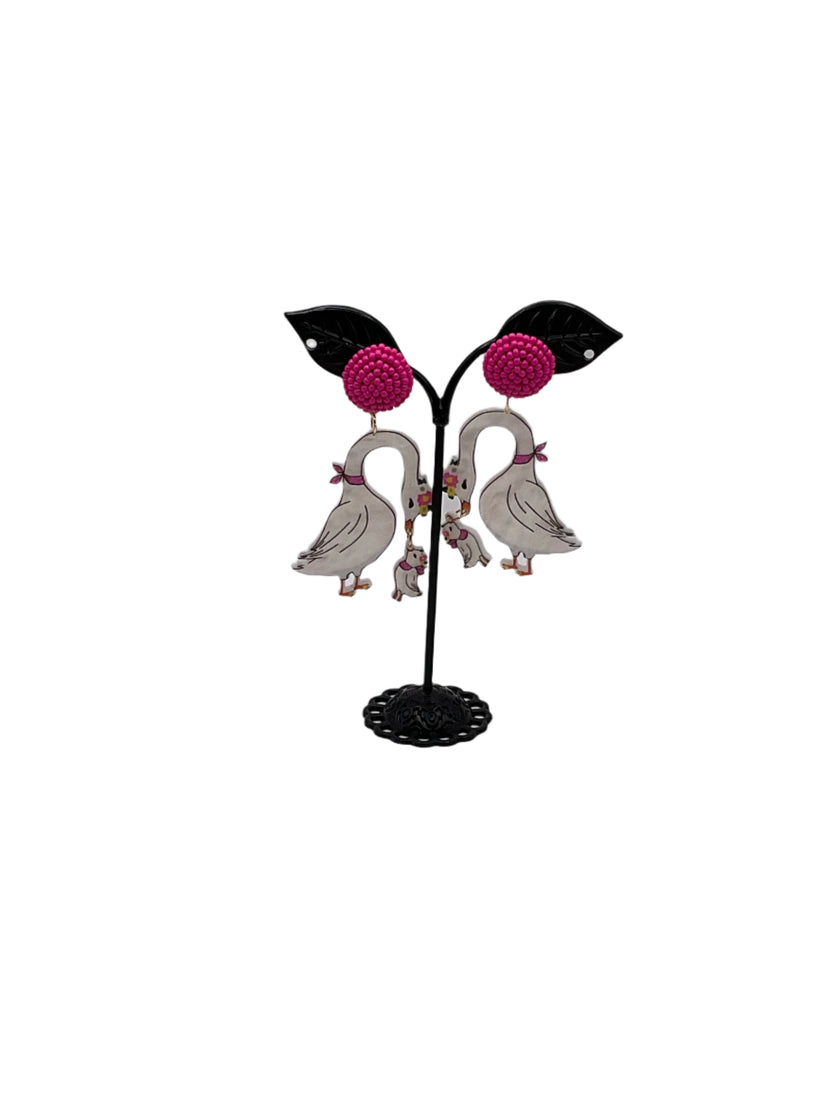 Momma Swan Earrings