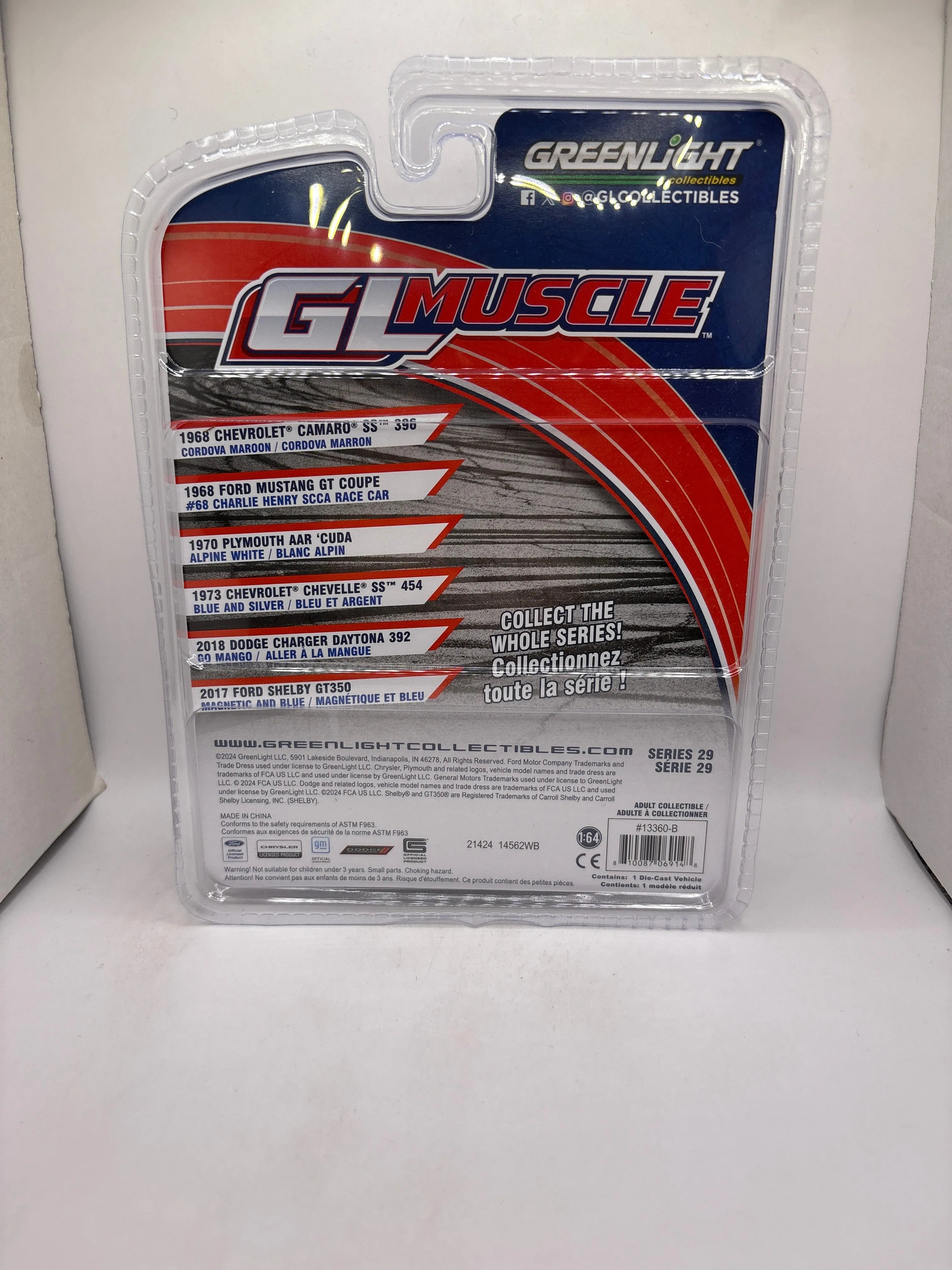 Greenlight 1968 Ford Mustang GT Coupe Diecast