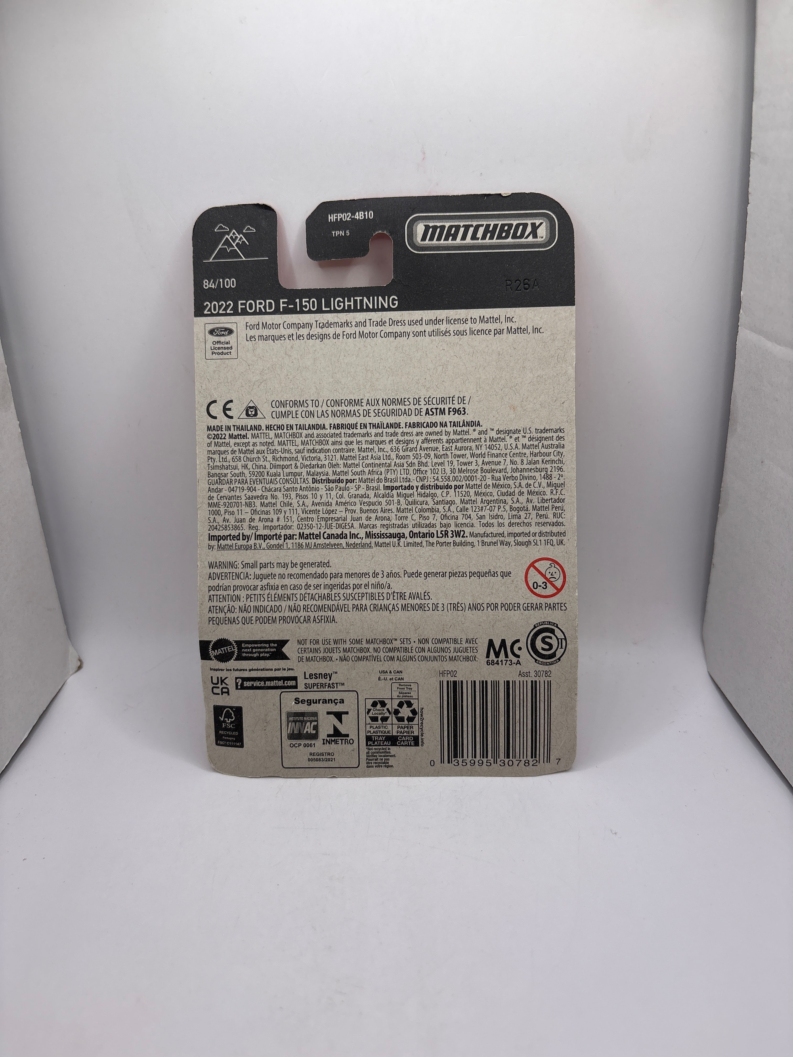 Matchbox 2022 Ford F-150 Lightning Diecast