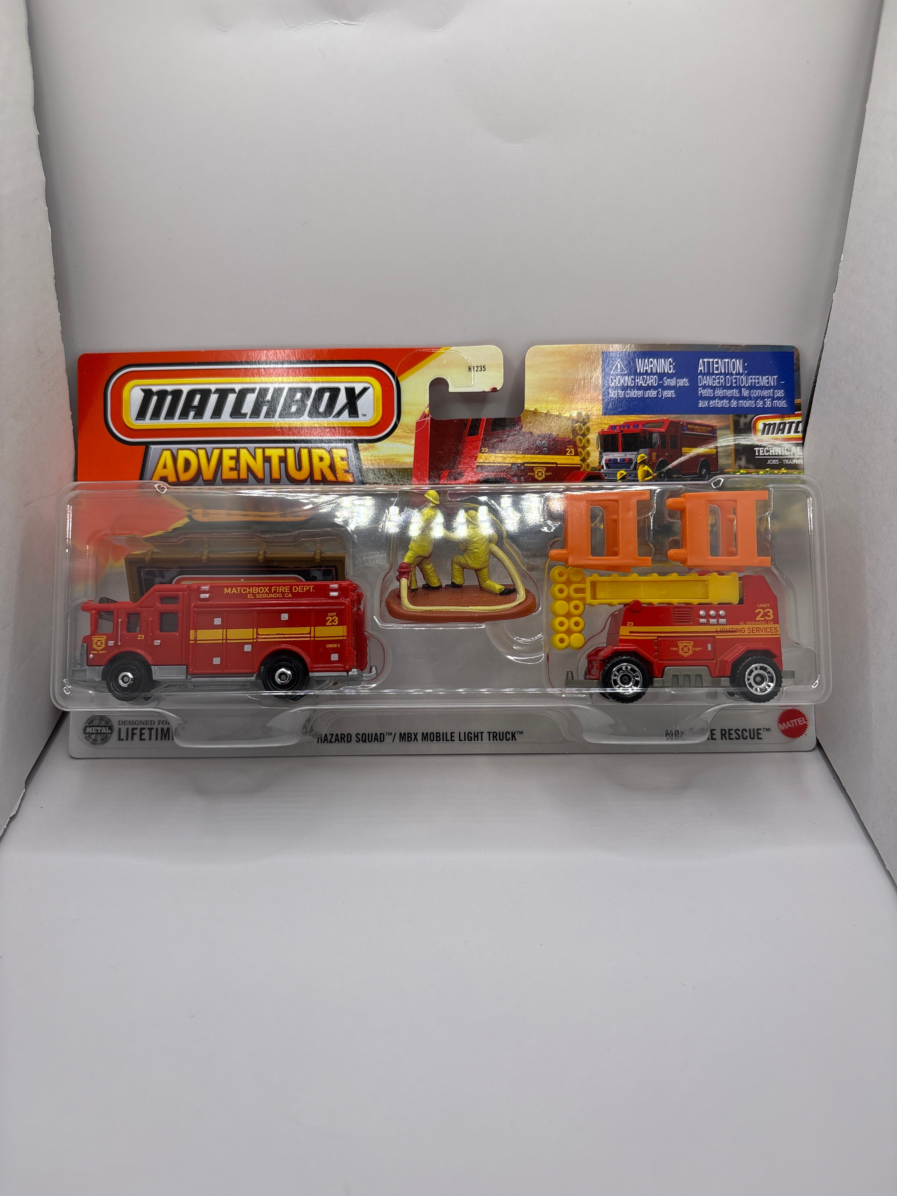 Matchbox Hazard Squad MBX Mobile Light Truck Diecast