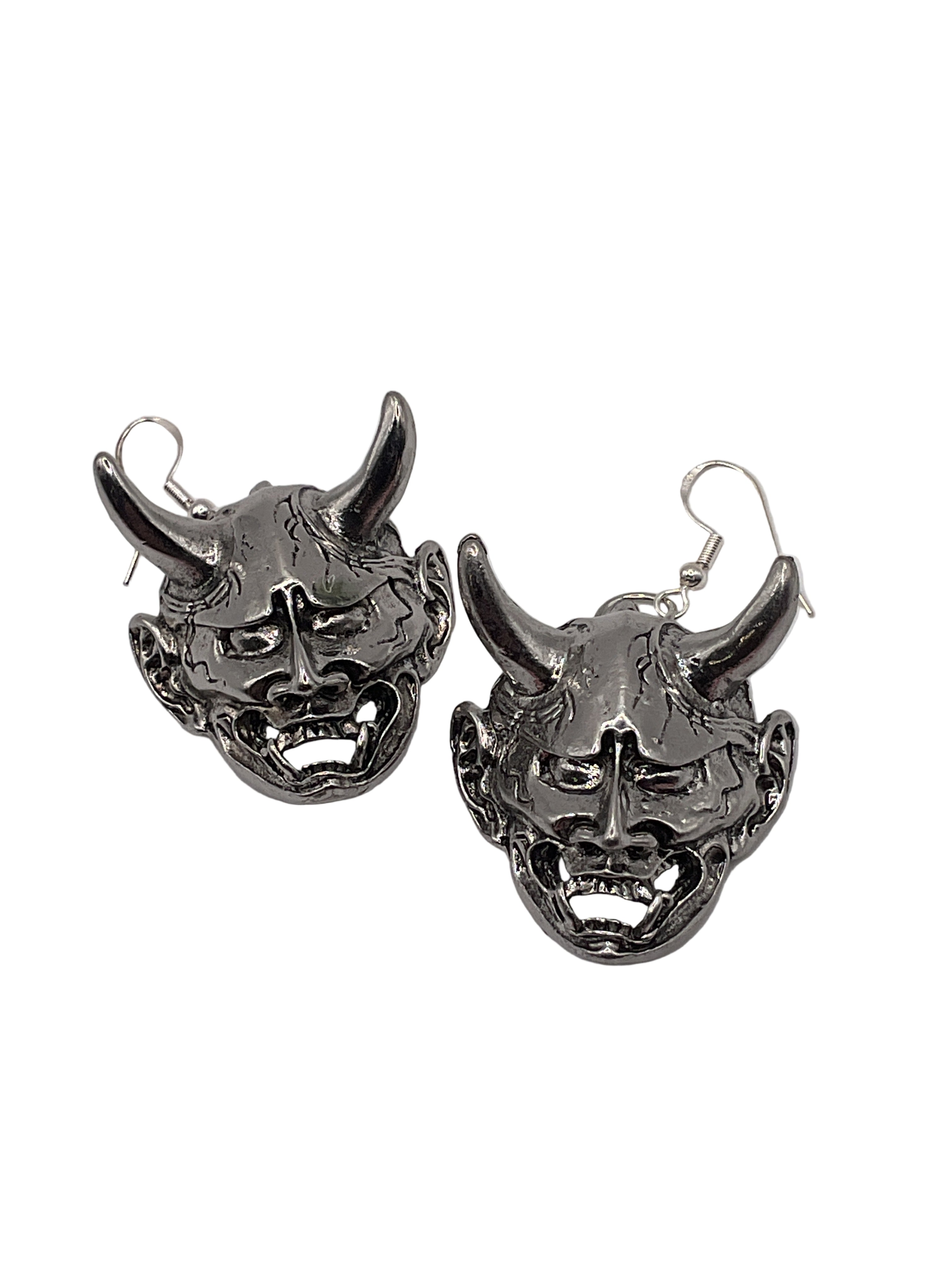 Hannya Mask Earrings