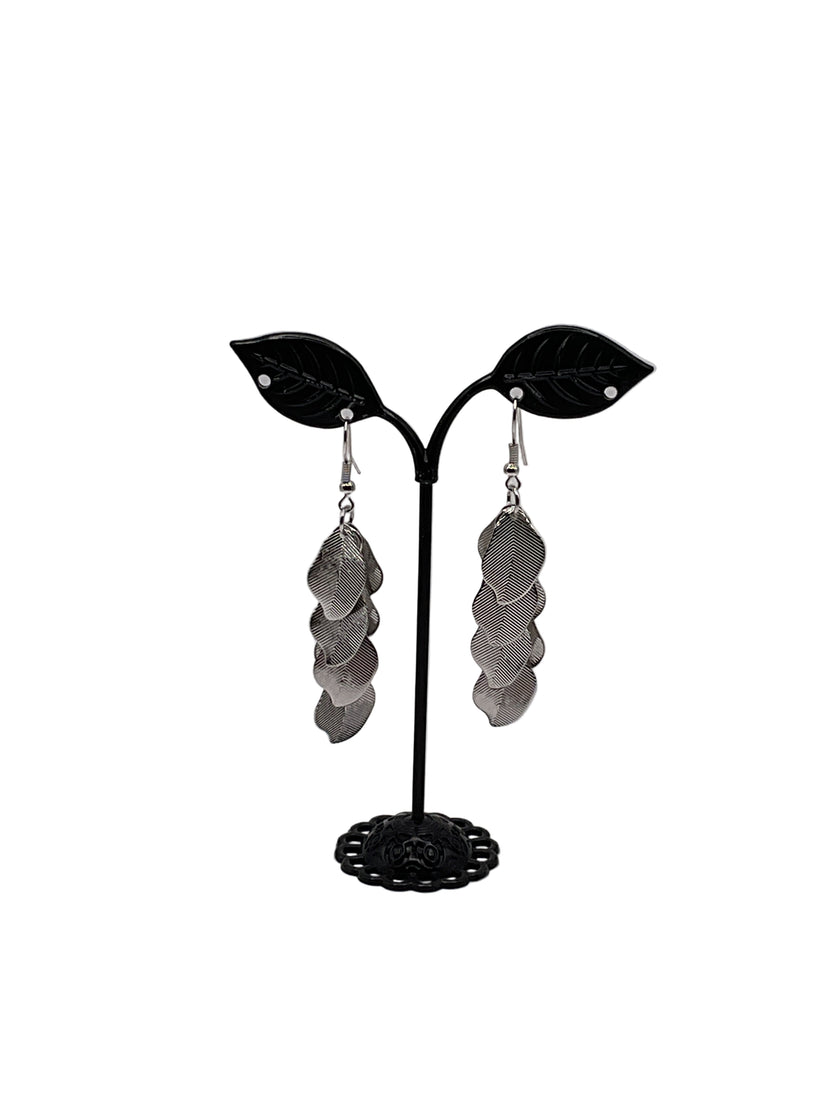 Silver Leaf  Earrings