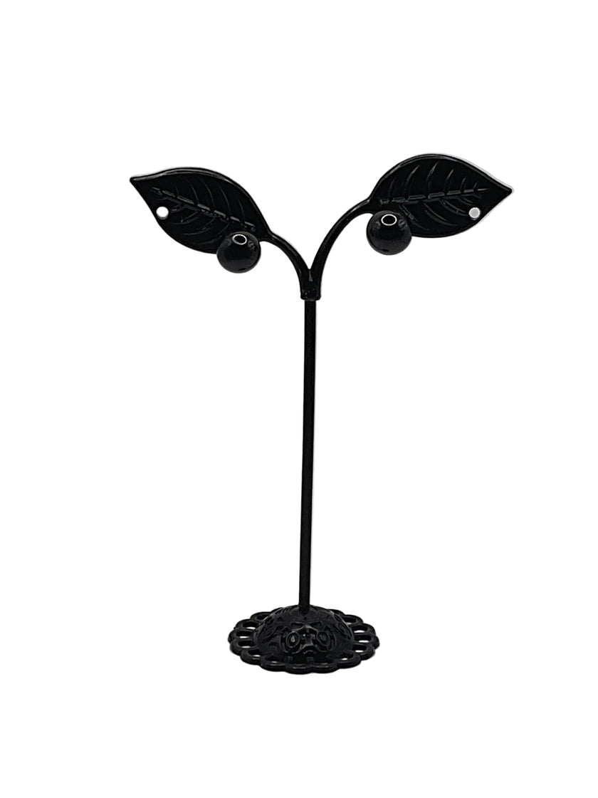 Round Stone Earrings