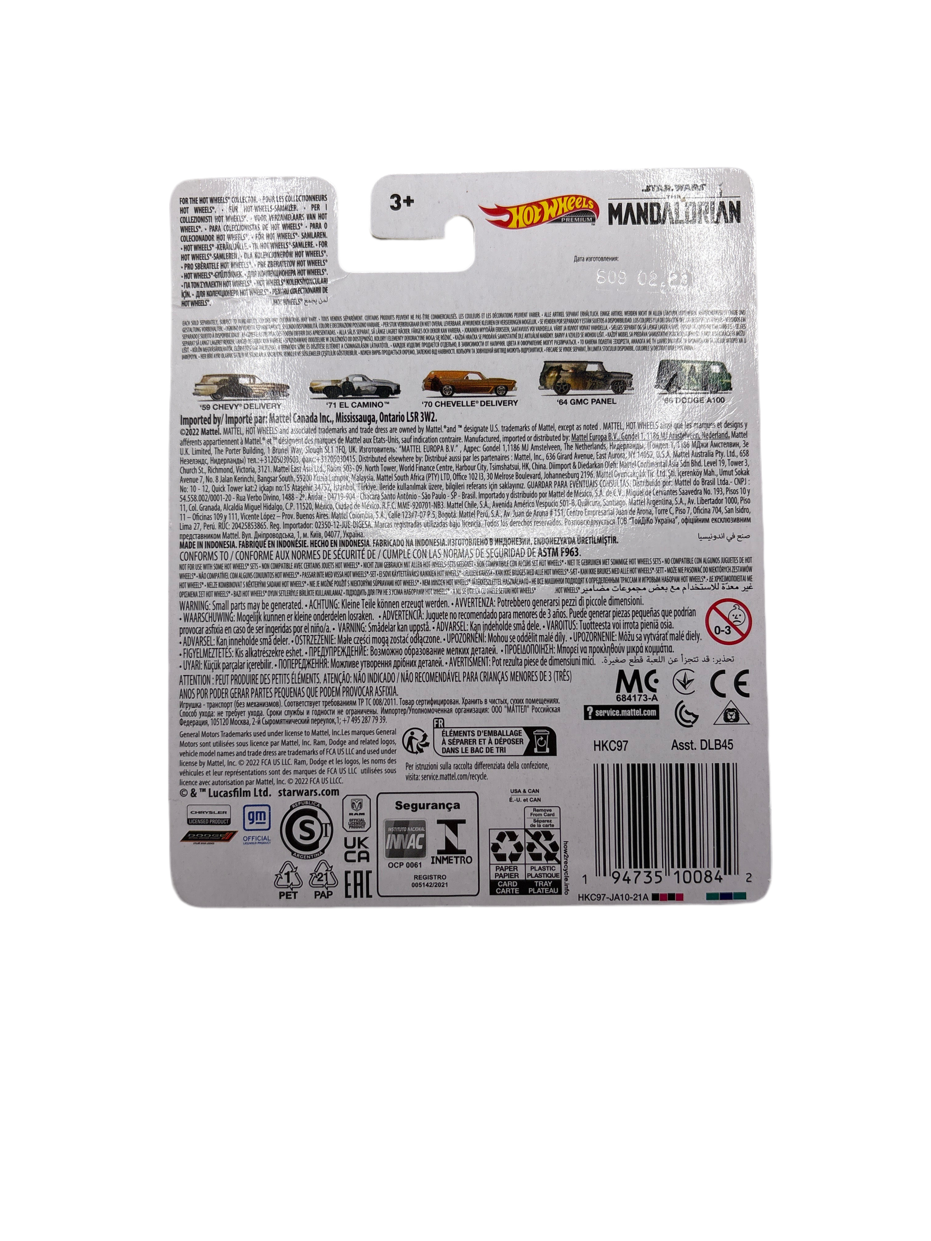 Hot Wheels 66 Dodge A100 Diecast