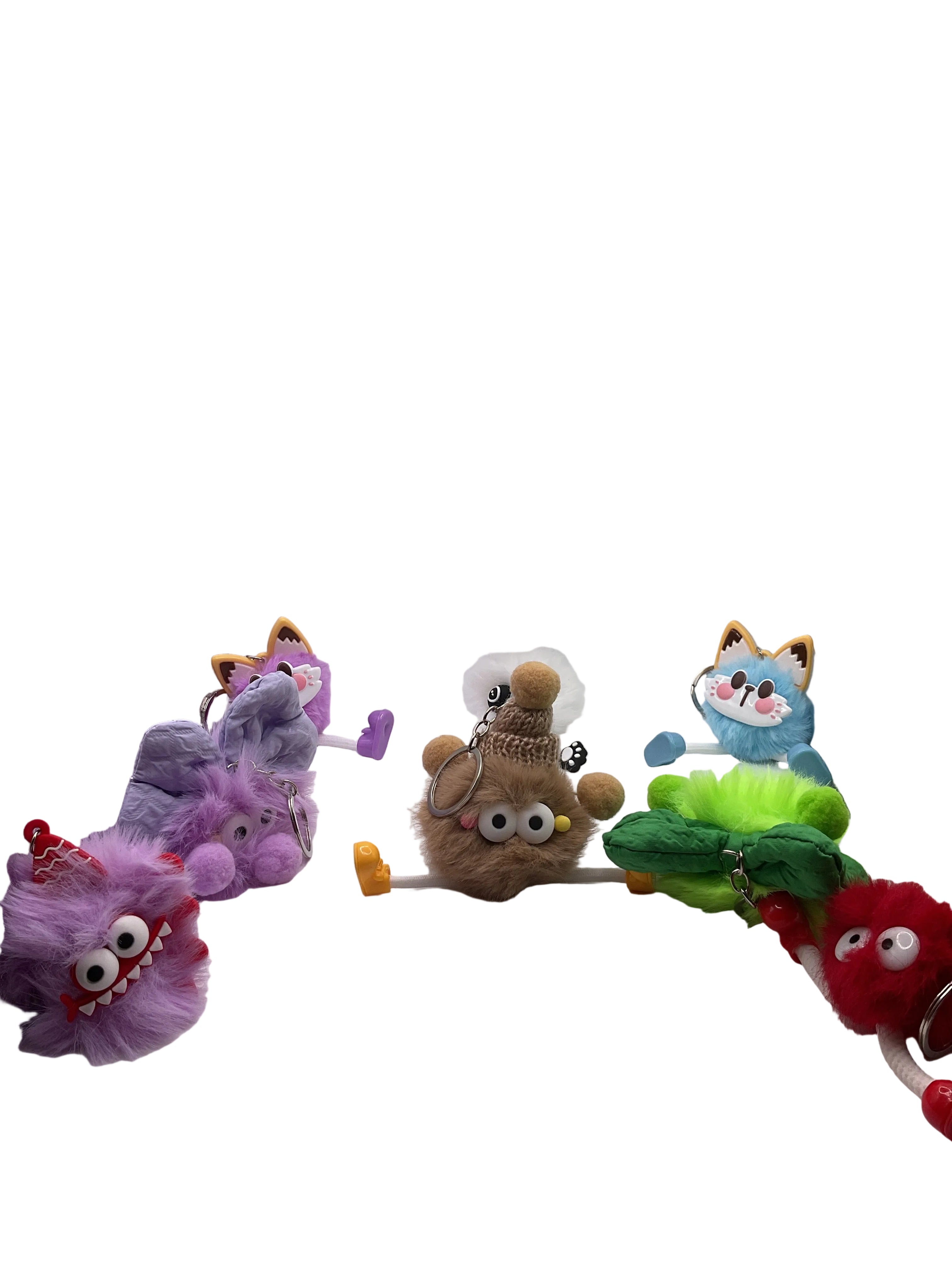 Fuzzy Friend Purse and Backpack Charms