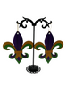 Mardi Gras earrings