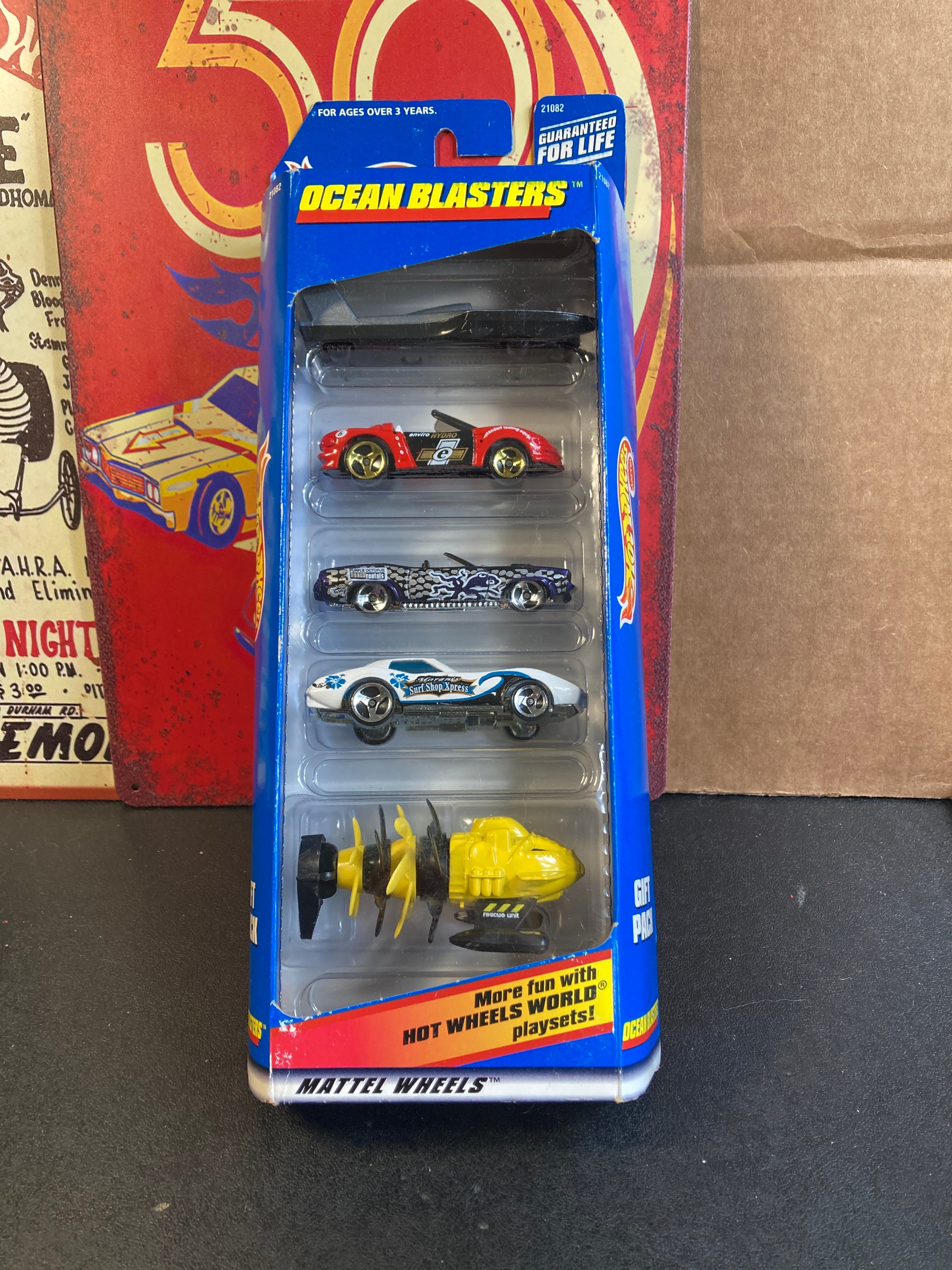 Hot Wheels Ocean Blasters 5 Pack Diecast