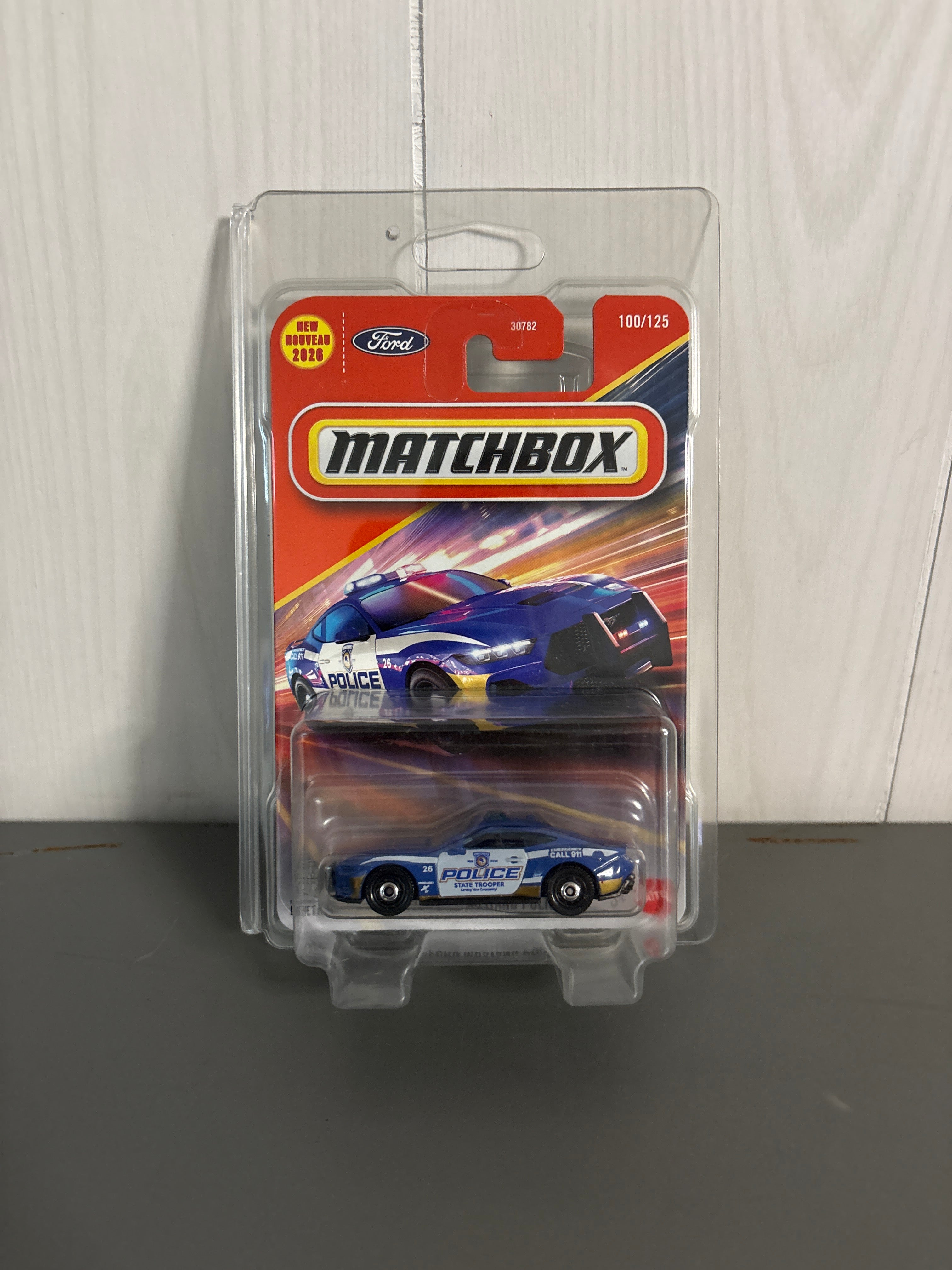 Matchbox 2025 Ford Mustang Police Diecast