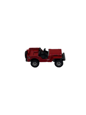 Matchbox Jeep Willys Diecast red