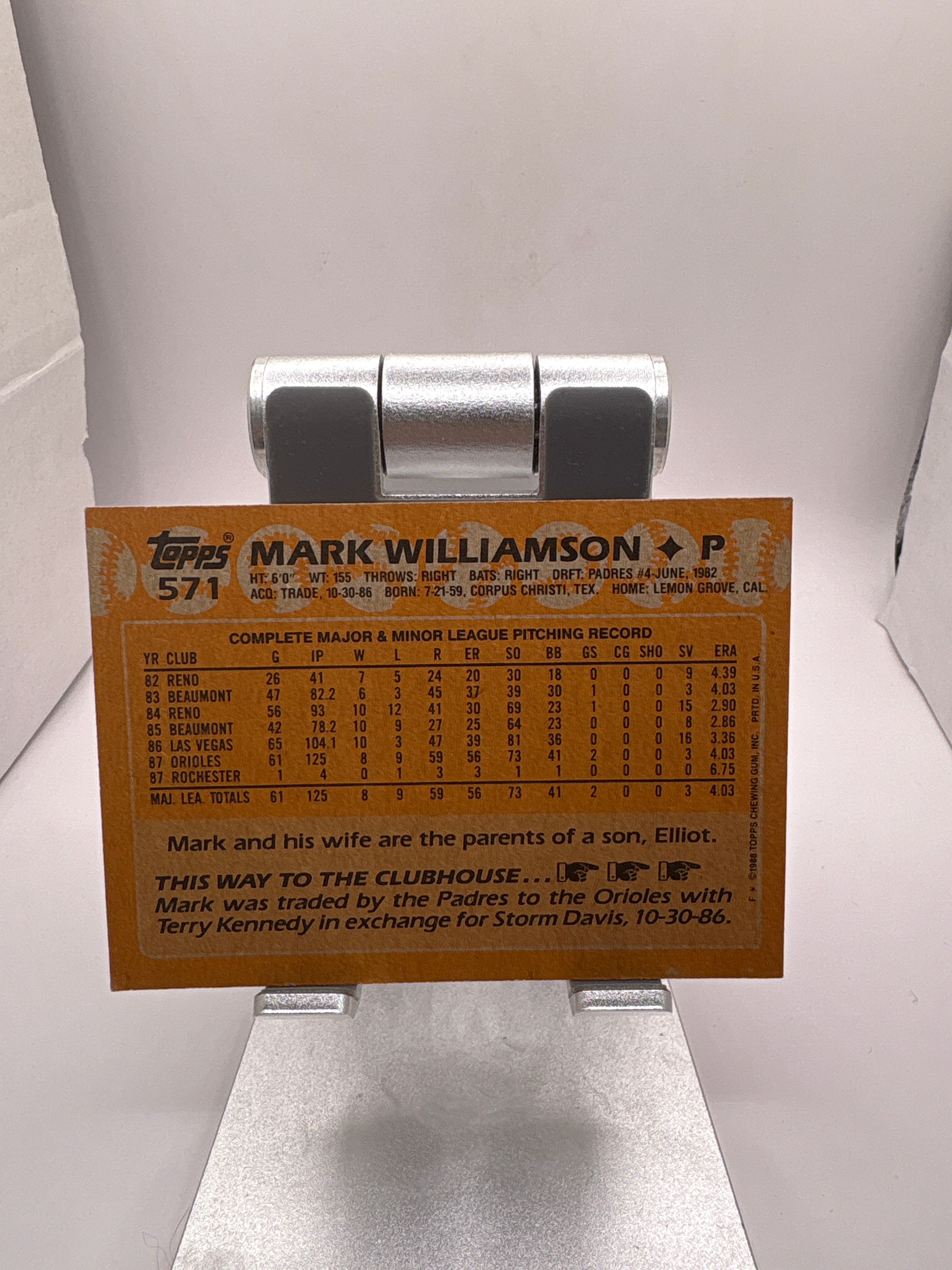 Topps Mark Williamson