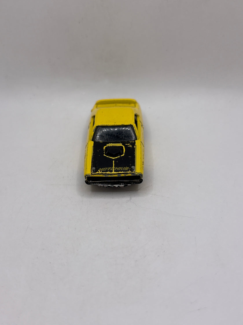 Hot Wheels 71 Dodge Challenger Diecast yellow
