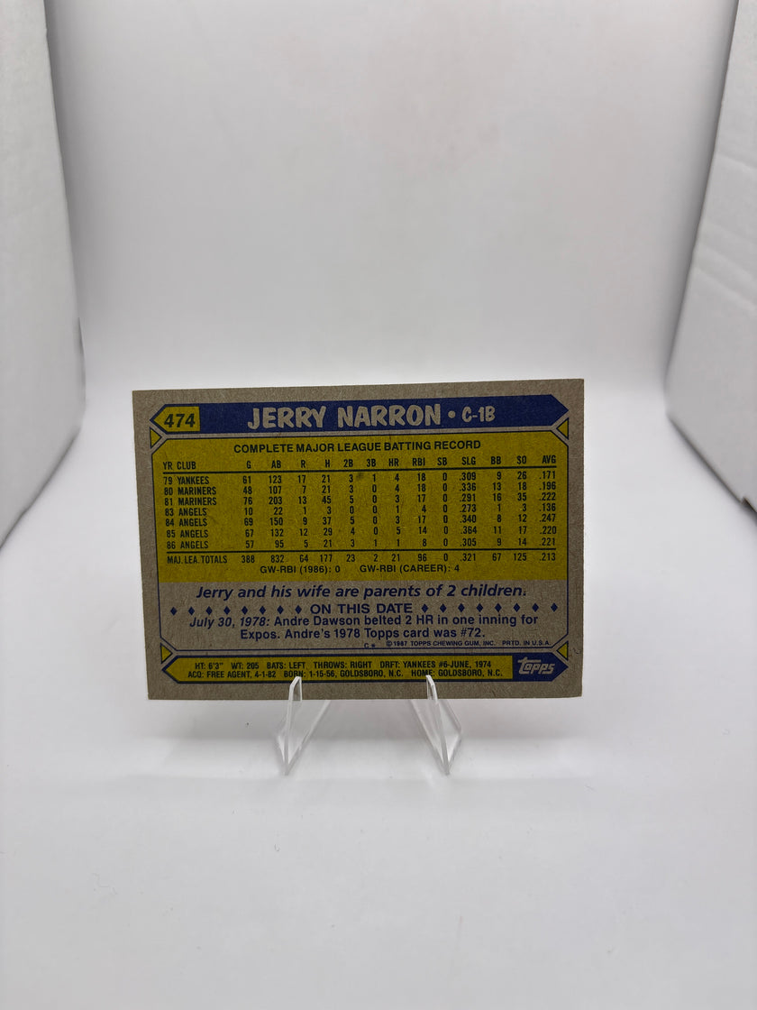 Topps Jerry Narron