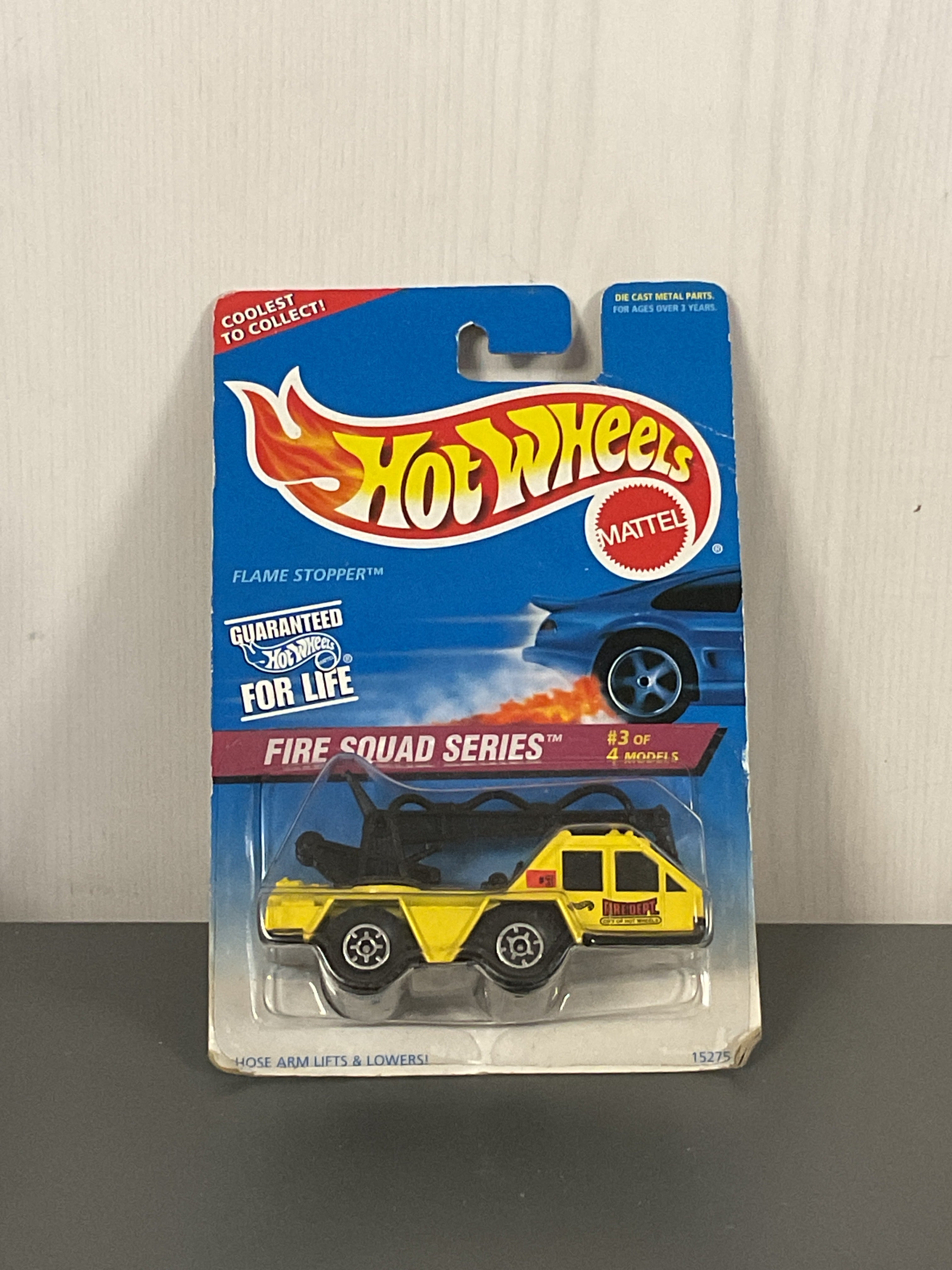 Hot Wheels Flame Stopper Diecast Yellow