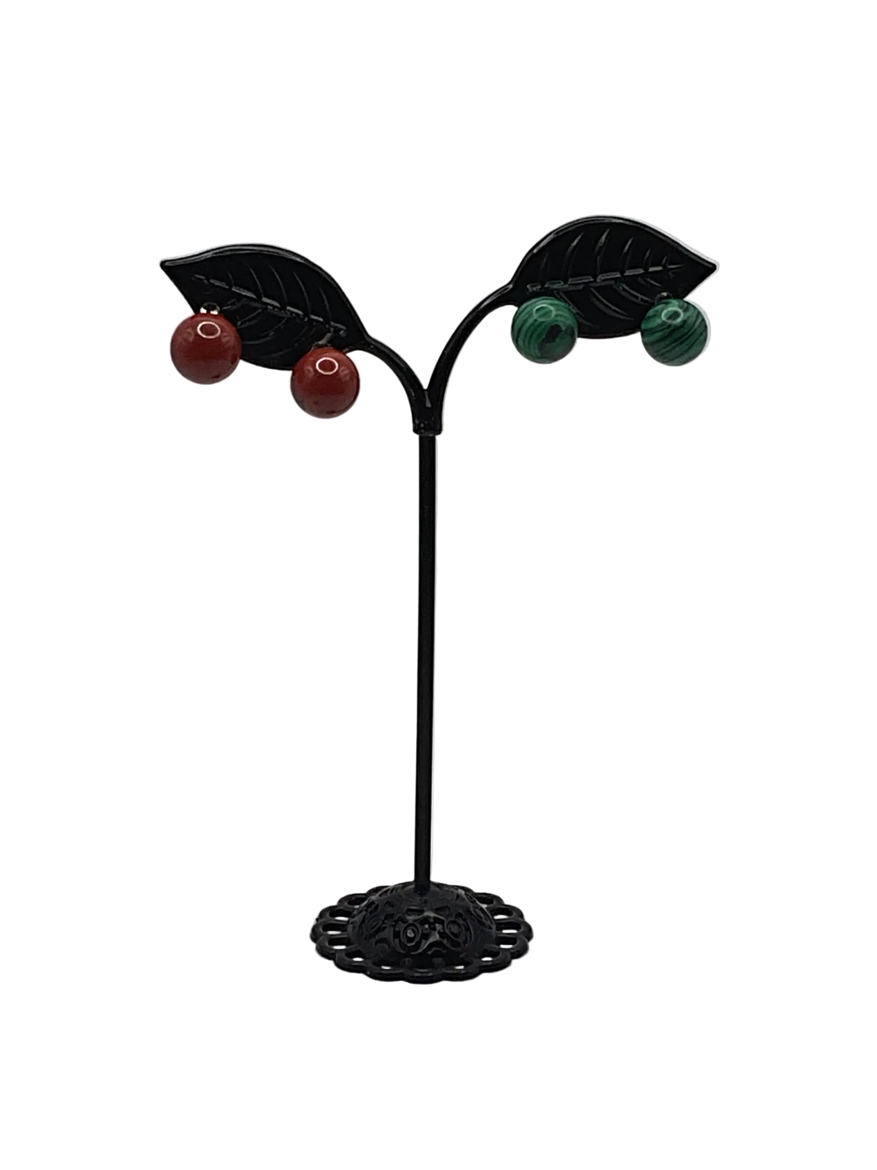 Round Stone Earrings