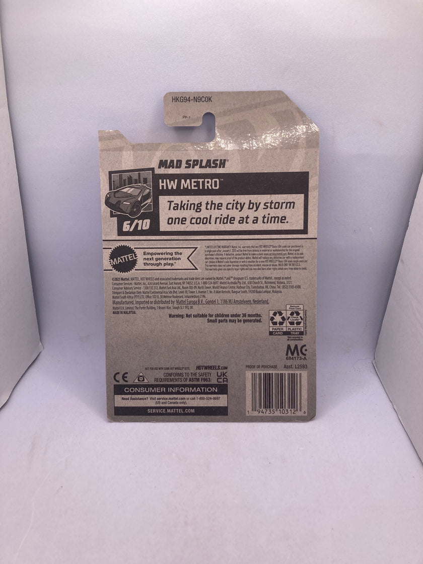 Hot Wheels Mad Splash Diecast