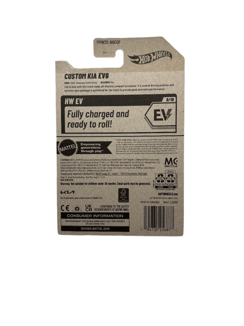 Hot Wheels Custom Kia EV6 Diecast