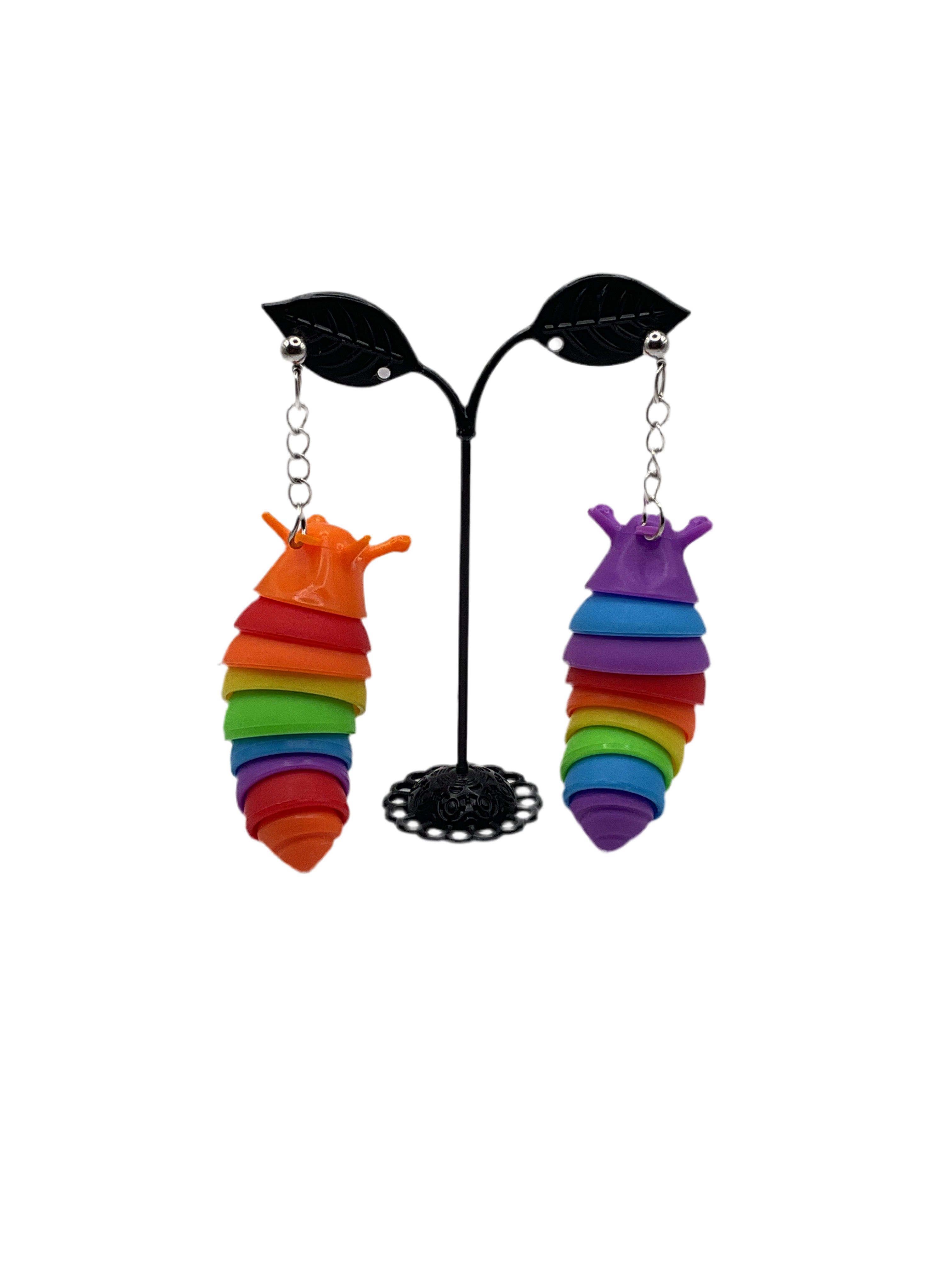 Caterpillar earrings