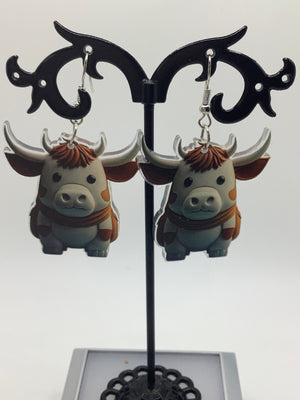 Cow Earrings