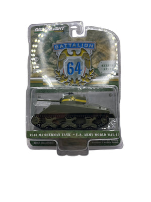 Greenlight 1943 M4 Sherman Tank-U.S. Army World War II Diecast