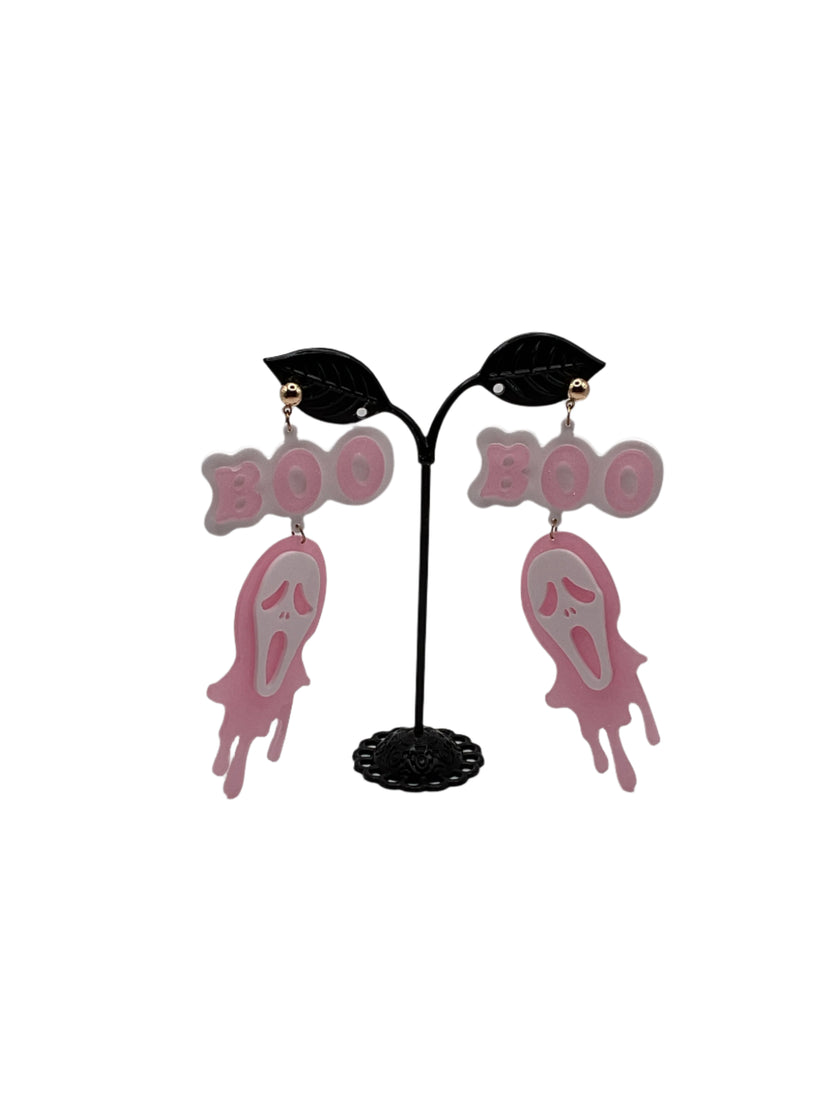 गुलाबी चीख बू कान की बाली