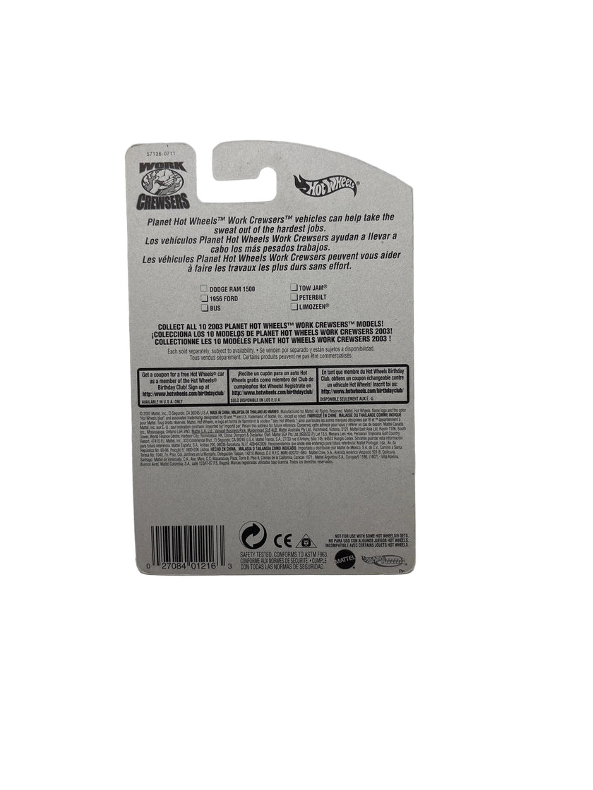 Hot Wheels Tow Jam Diecast white
