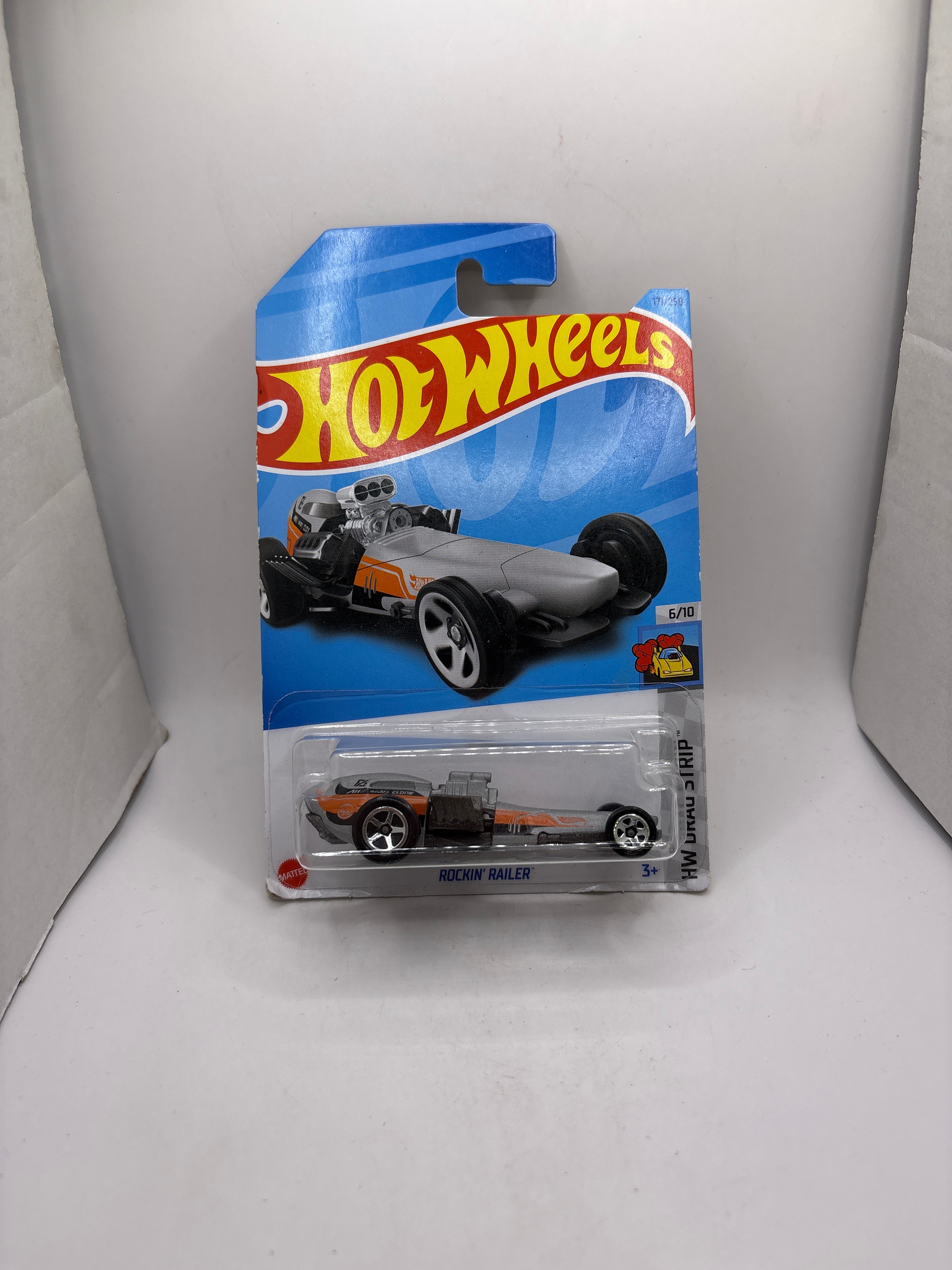 Hot Wheels Rockin Railer Diecast silver