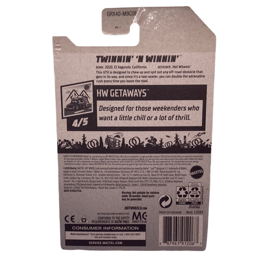 Hot Wheels Twinnin N Winnin Diecast