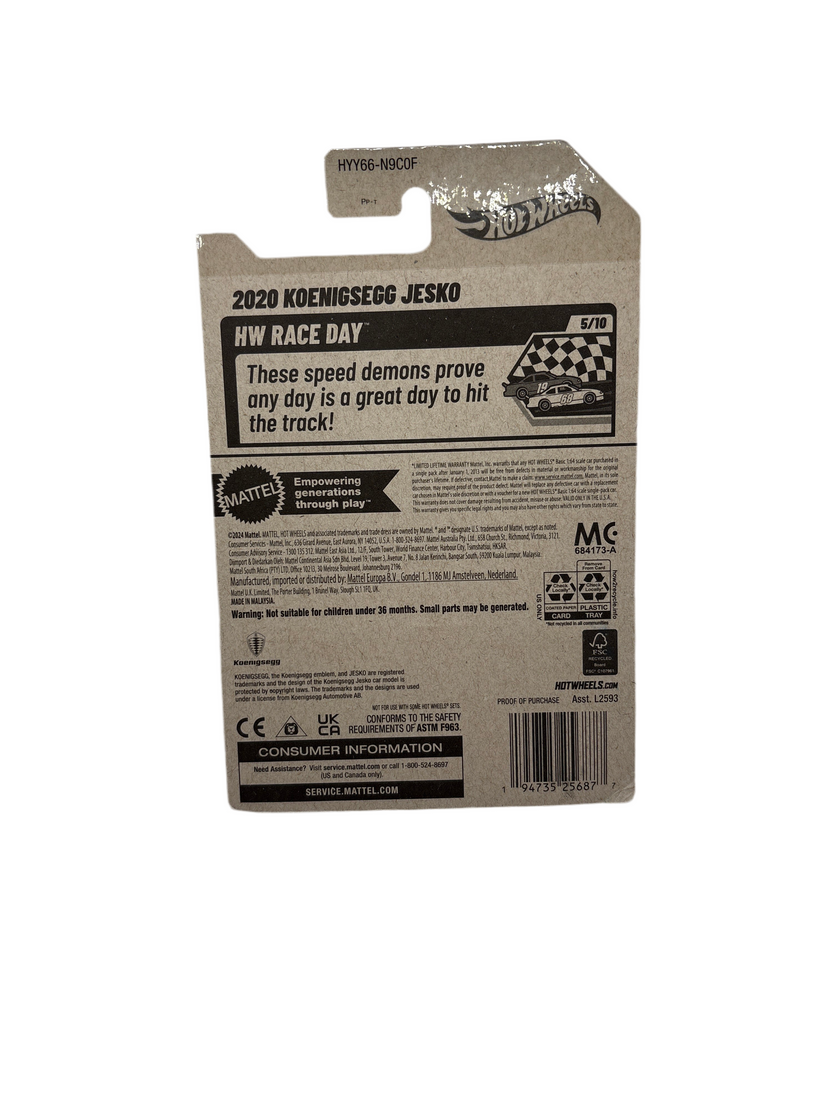 Hot Wheels 2020 Koenigsegg Jesko Diecast
