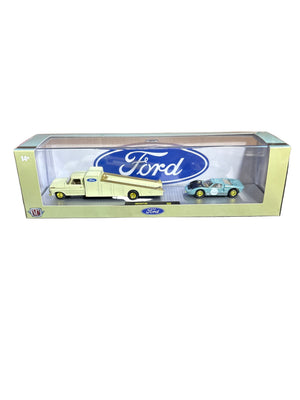 M2 1969 Ford F-350 & 1966 Ford GT40 MK II Diecast multi color