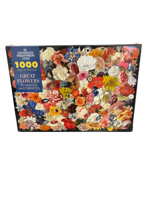The Unemployed Philosophers Guild Great Flowers Puzzle Sealed